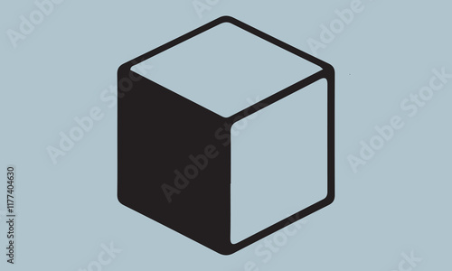 Box line vector icons Empty open shipping box or unboxing line art illustration Calligraphy Graphic Design,Handmade Calligraphy eps 10