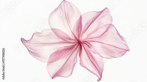 a pink flower with delicate petals