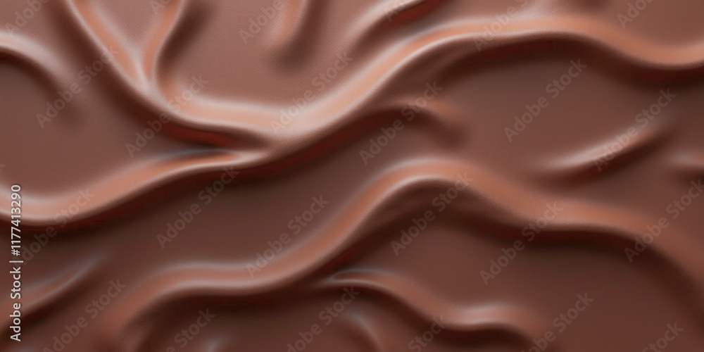Naklejka premium brown surface with brown waves