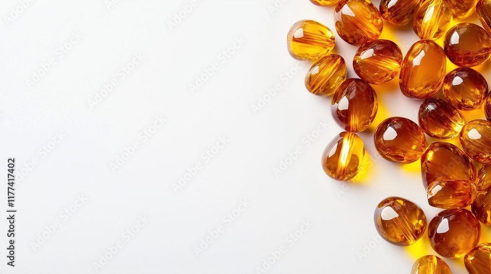 Vibrant amber beads for various creative uses Vibrant amber beads for various creative uses