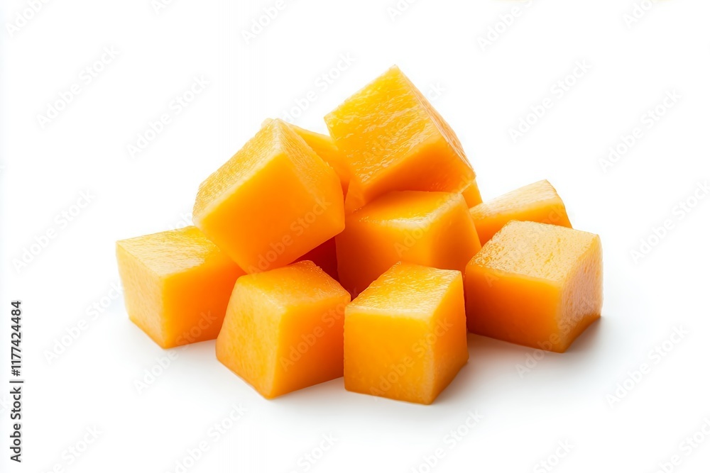 Fresh Diced Mango Cubes Ready to Eat Fresh Diced Mango Cubes Ready to Eat