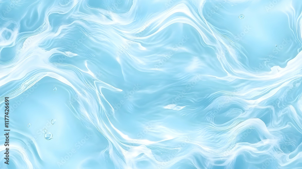 Abstract swirling blue liquid background texture; perfect for website design, marketing materials, or cosmetic products. Abstract swirling blue liquid background texture; perfect for website design, marketing materials, or cosmetic products.