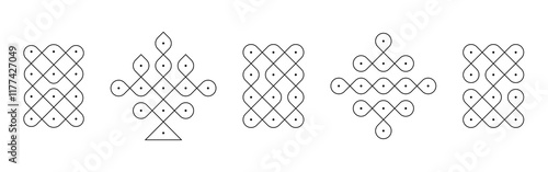Indian kolam designs for daily basis!