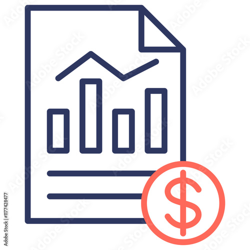 Financial Report Icon