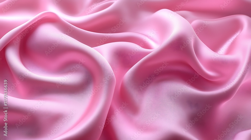 Obraz premium Pink silk fabric texture background.