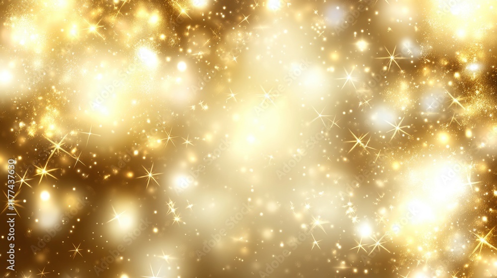 Fototapeta premium Golden Sparkle Background