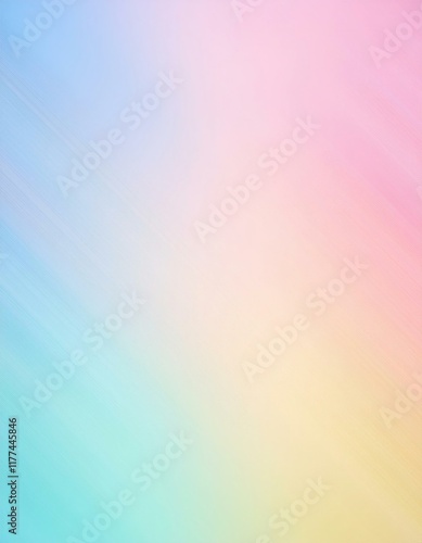Abstract clear Pastel rainbow gradient. Blurred light fuzz colorful gradient background. 
