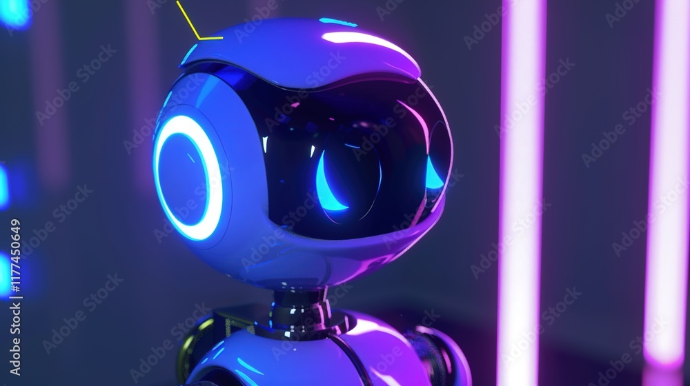 Fototapeta premium Pioneering the Future: The Rise of Artificial Intelligence Production Robots