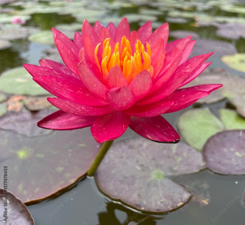 Nymphaea Wanvisa Water Lily Lotus Nymphaea Wanvisa Water Lily Lotus
