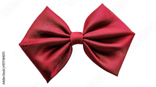 Wallpaper Mural Elegant Crimson Bow Tie Isolated on Black Background Torontodigital.ca