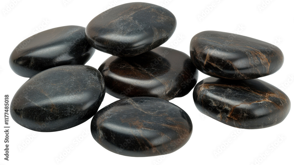 Zen stones stacked for balance and relaxation on a white background Zen stones stacked for balance and relaxation on a white background