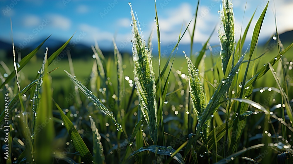 Naklejka premium spring in the grass 