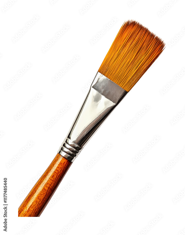 Captivating artistic creation natural bristle paintbrush studio workspace high fidelity craft bright environment close-up view unique concept isolated on transparent background Captivating artistic creation natural bristle paintbrush studio workspace high fidelity craft bright environment close-up view unique concept isolated on transparent background