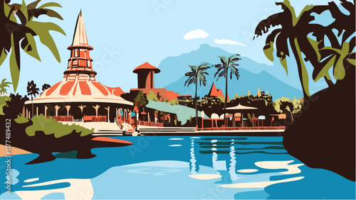 Siam Park’s Serene Pools and Exotic Vibes