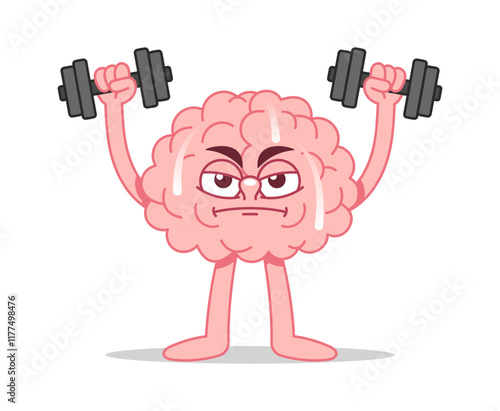 Strong brain character training dumbbells