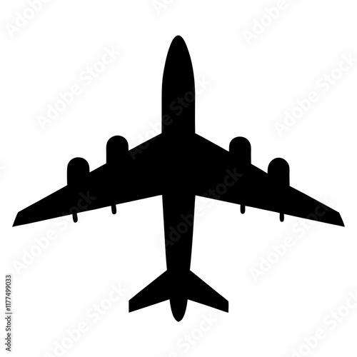 Flight Shadow Vector Design