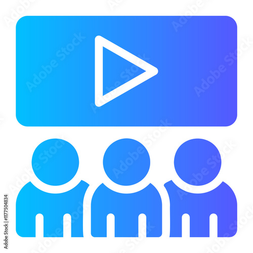 viewer gradient icon