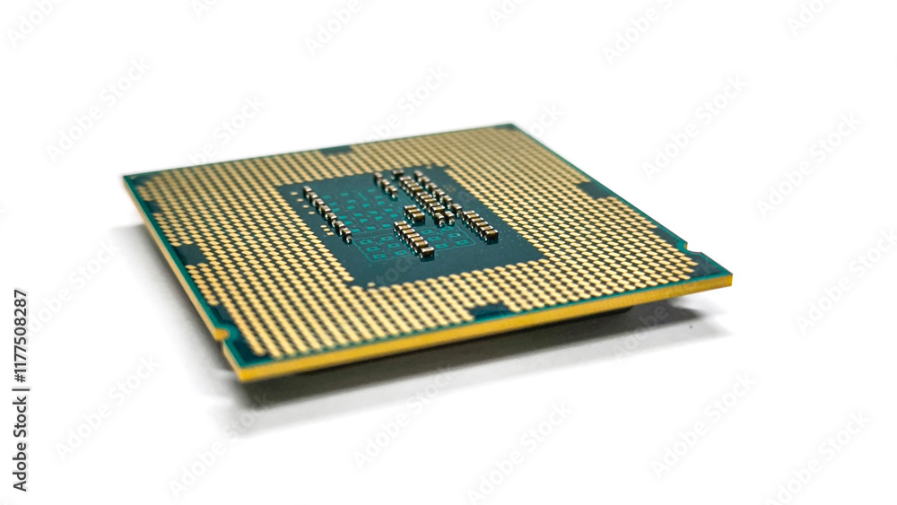 CPU on white background. For computer. CPU on white background. For computer.