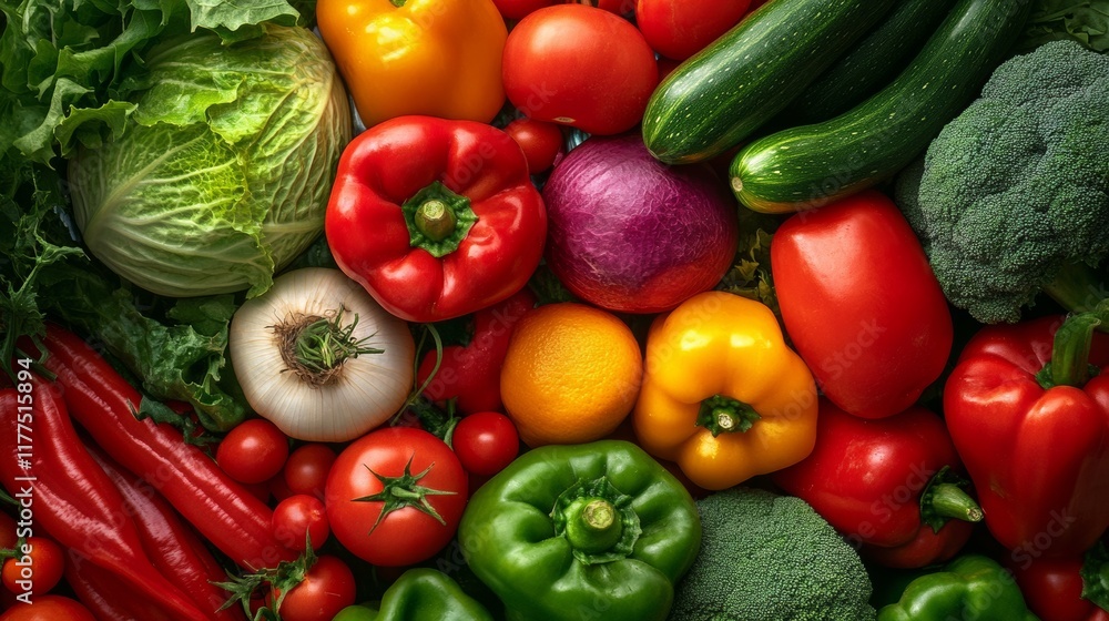 Seamless pattern of vegetables Seamless pattern of vegetables