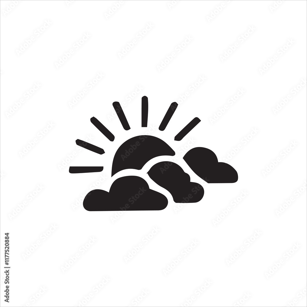sun and cloud sun and cloud