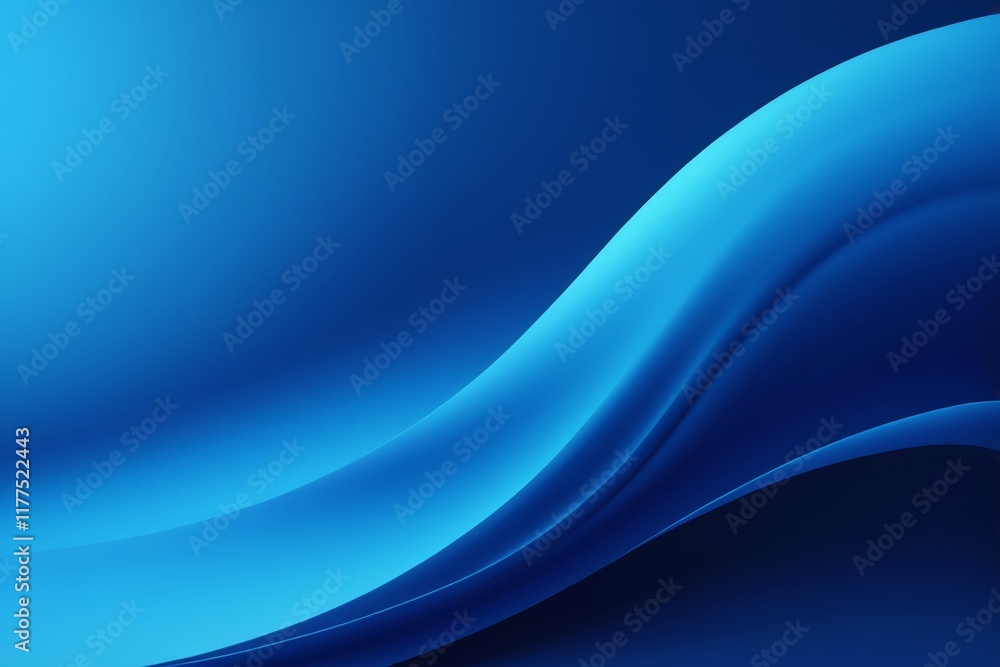 a blue abstract background with smooth lines and waves a blue abstract background with smooth lines and waves