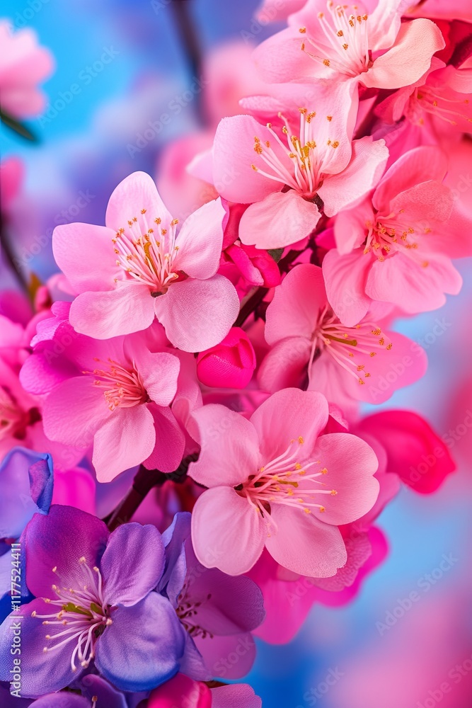 Obraz premium Soft Pastel Flowers Blending in Spring Light