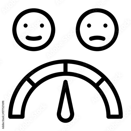 satisfaction line icon