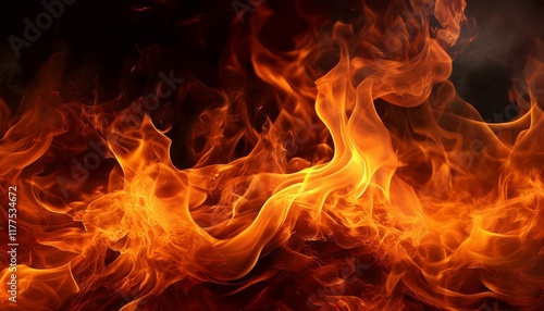 火・炎の背景画像（Fire/flame background image）
