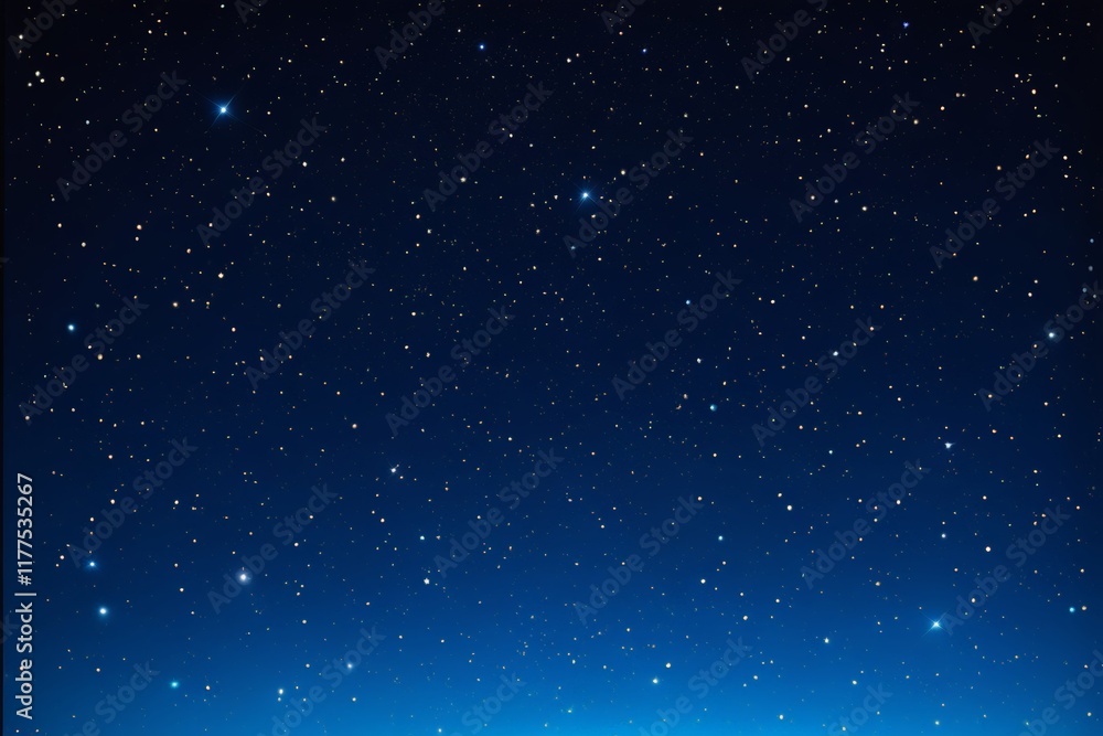 Fototapeta premium starry sky with a few stars in the distance