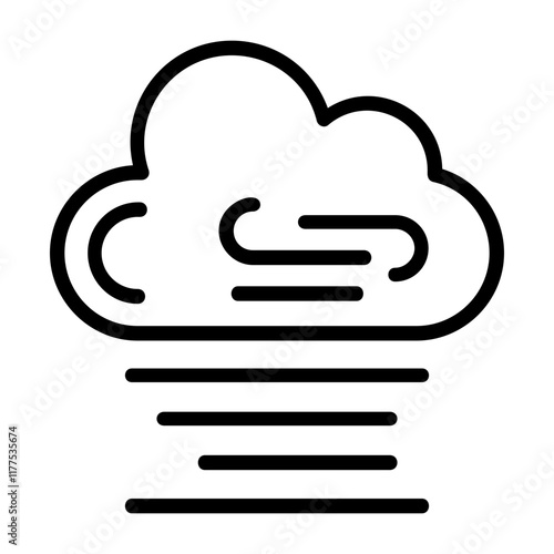 Tornado Vector Icon Design