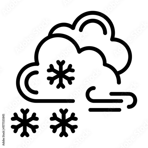 Blizzard Vector Icon Design