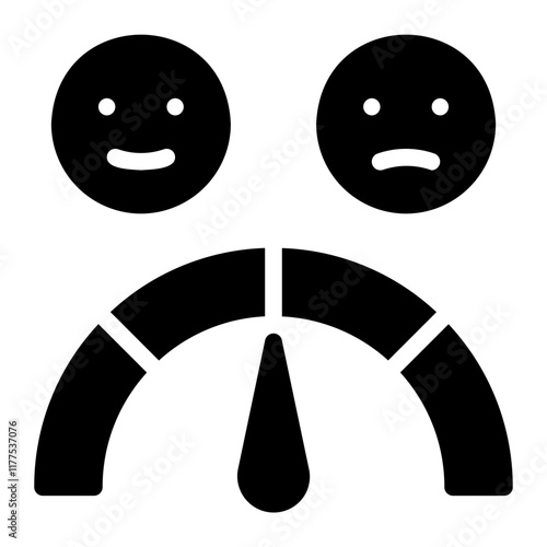 satisfaction glyph icon