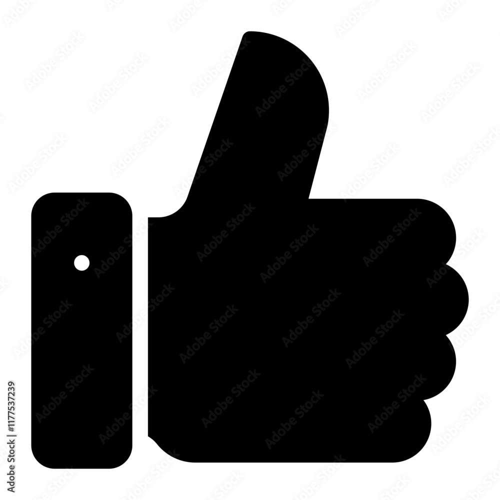 thumb up glyph icon thumb up glyph icon
