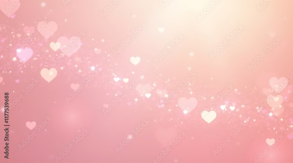 Romantic Pink Hearts Background: Perfect for Valentine's Day, Wedding, or Love-themed Designs Romantic Pink Hearts Background: Perfect for Valentine's Day, Wedding, or Love-themed Designs
