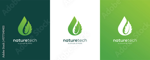 inspiring logo design premium cbd, marijuana, cannabis with droplet 