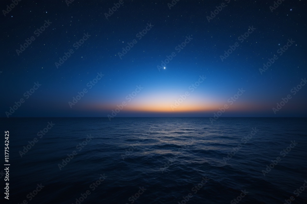arafed view of a sunset over the ocean with a star in the sky arafed view of a sunset over the ocean with a star in the sky