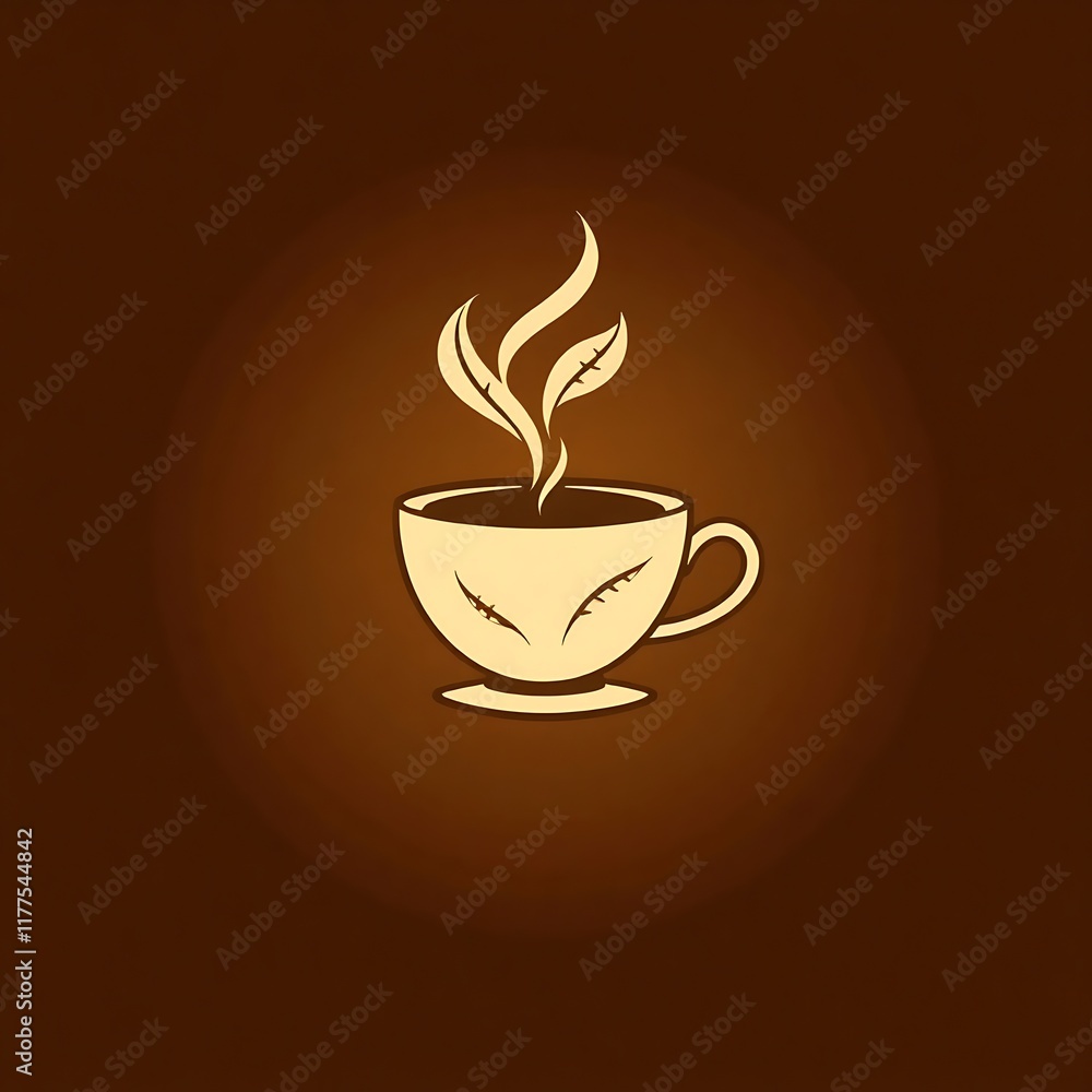 Warmth of a Teacup: A stylized illustration of a steaming cup of tea, perfect for evoking feelings of comfort, relaxation, and tranquility. The design is minimalist yet elegant. Warmth of a Teacup: A stylized illustration of a steaming cup of tea, perfect for evoking feelings of comfort, relaxation, and tranquility. The design is minimalist yet elegant.