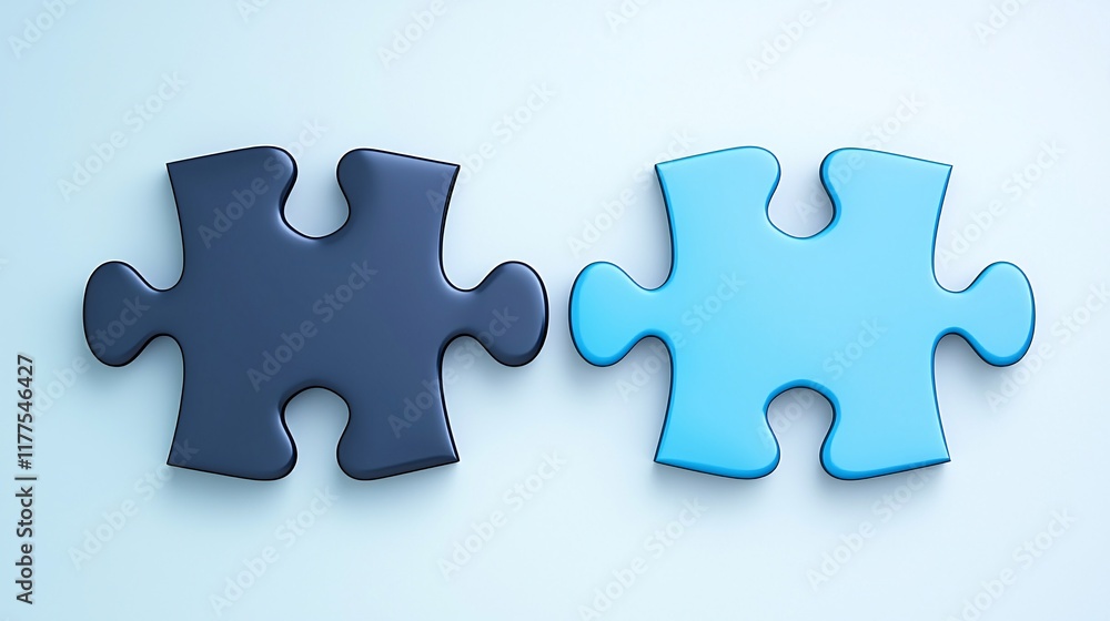 Connecting puzzle pieces creative workspace visual content minimalist design close-up problem solving Connecting puzzle pieces creative workspace visual content minimalist design close-up problem solving