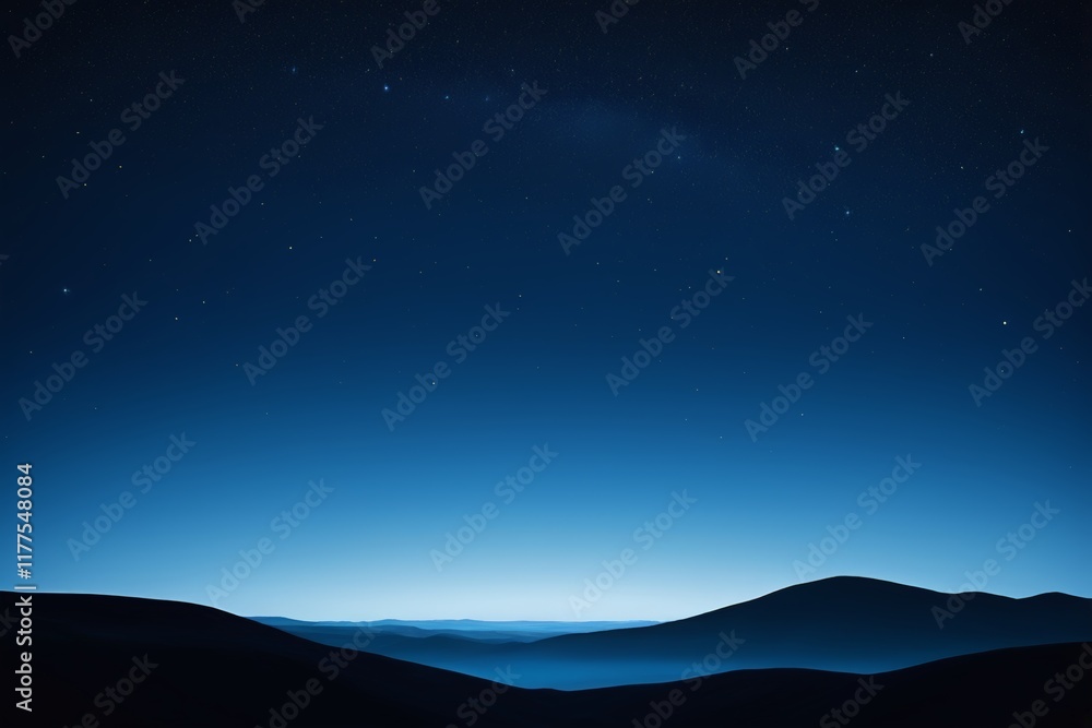 night sky with stars and mountains in the distance night sky with stars and mountains in the distance