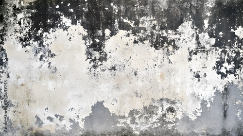 Wallpaper Mural Abstract Texture of Weathered Wall with Peeling Paint and Stains Torontodigital.ca
