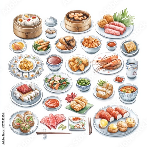 Wallpaper Mural Celebrating chinese new year family reunion dinner festivities Torontodigital.ca