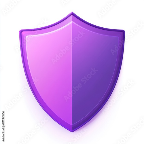 A sleek, purple shield icon representing protection and security. Free Download A sleek, purple shield icon representing protection and security. - GFXLoad
