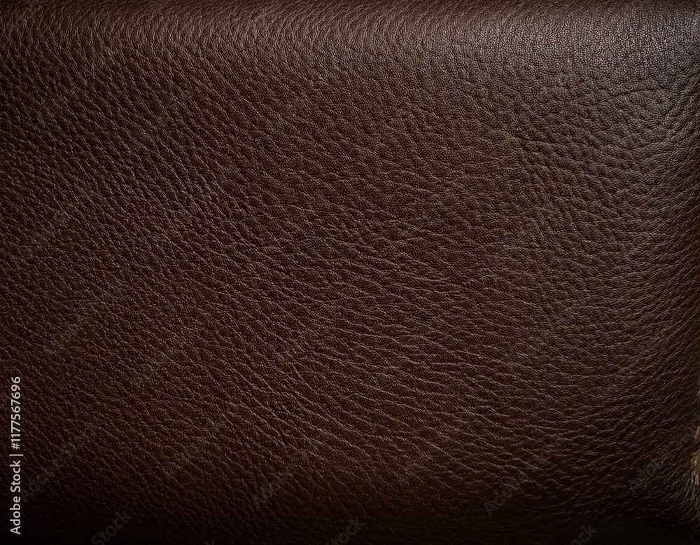 Seamless Dark Brown Leather Texture with Visible Grains Seamless Dark Brown Leather Texture with Visible Grains
