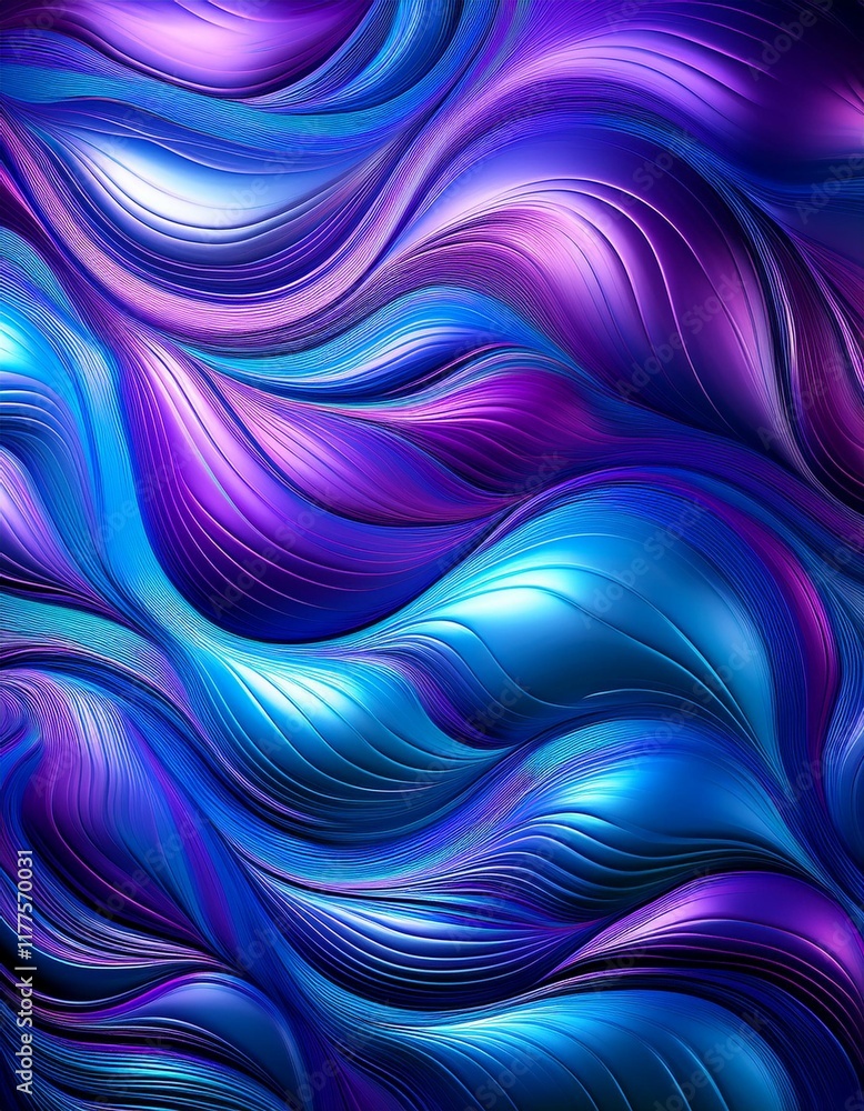 Obraz premium Seamless Gradient Blue-Purple Texture