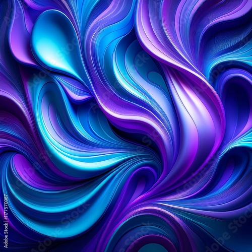 Seamless Gradient Blue-Purple Texture