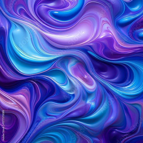 Seamless Gradient Blue-Purple Texture
