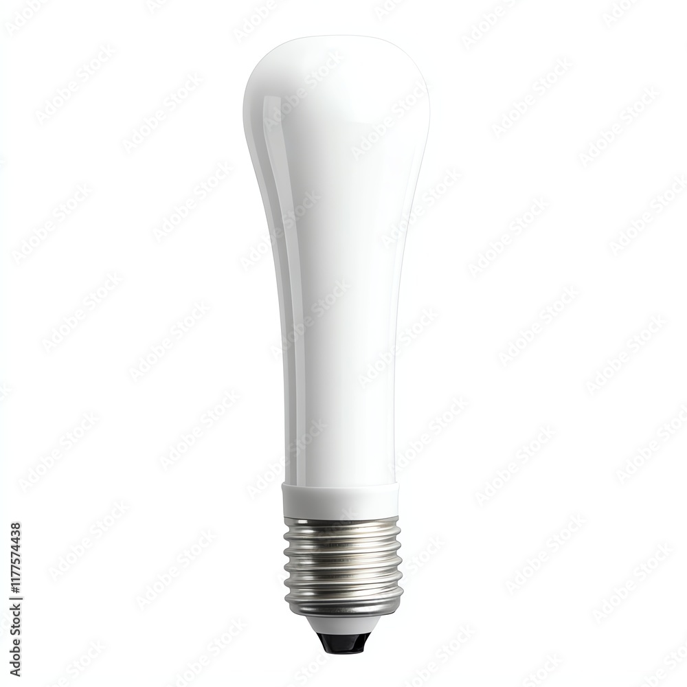 LED light bulb on a white isolated background. LED light bulb on a white isolated background.