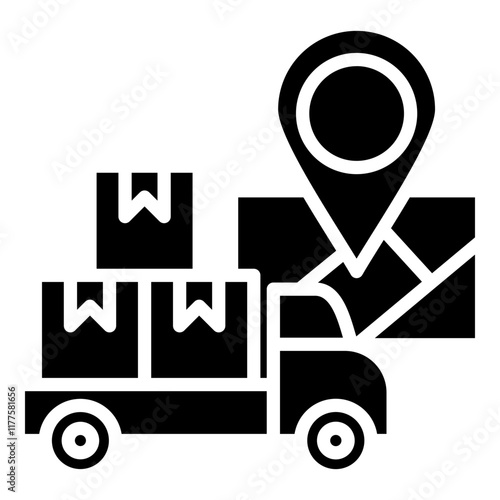 Truck Route Icon