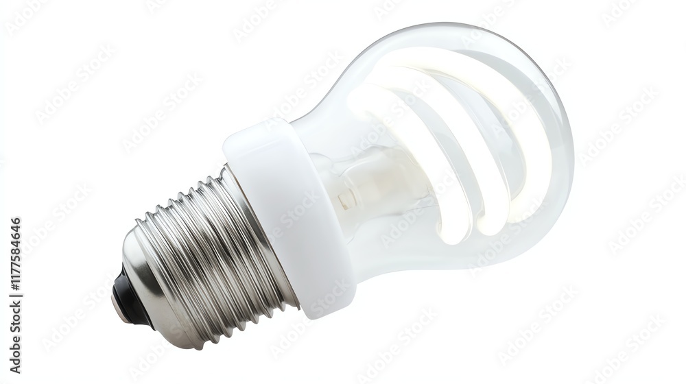 Energy-efficient light bulb on a white isolated background. Energy-efficient light bulb on a white isolated background.