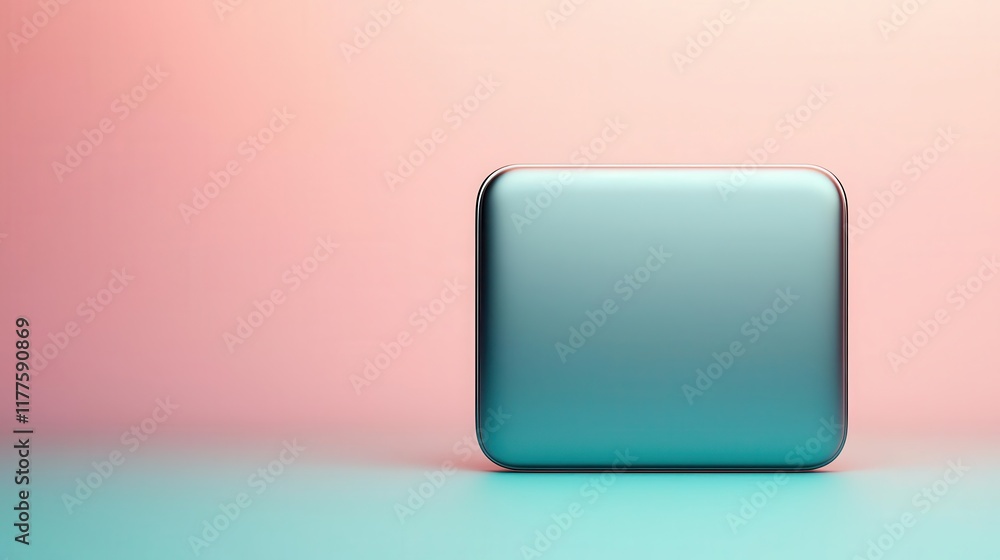 Cold wallet device, sleek and futuristic, 3D illustration Cold wallet device, sleek and futuristic, 3D illustration